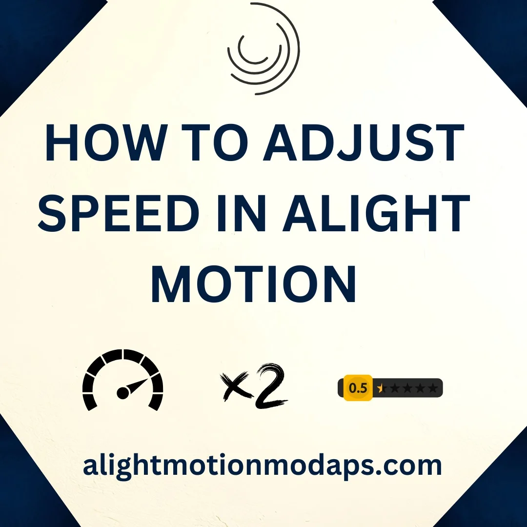 Alight motion speed increase image